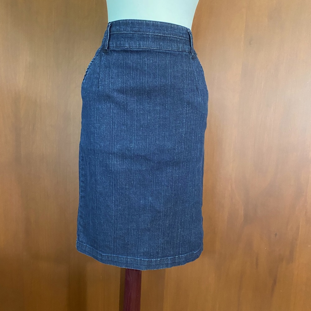 Boden denim pencil skirt